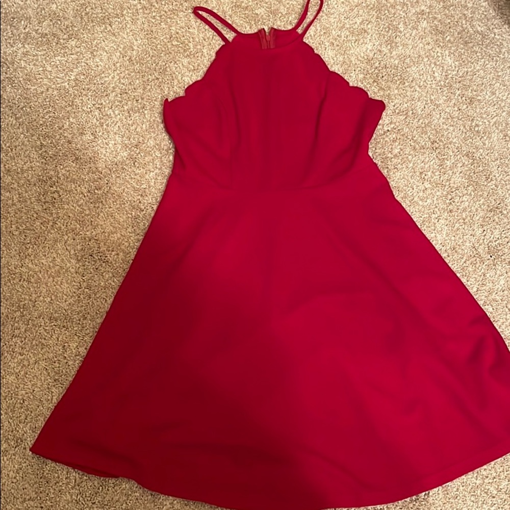 Red dress